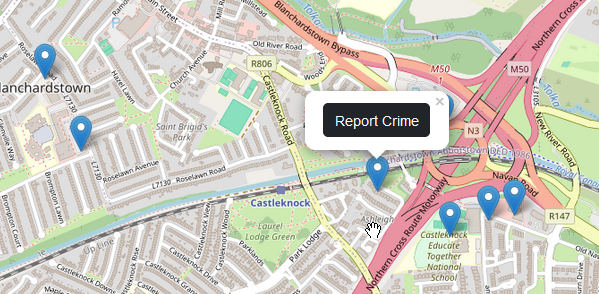 Report Crime Interface